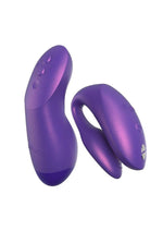 Load image into Gallery viewer, We-Vibe Chorus Rechargeable Silicone Couples Vibrator with Remote Control - Cosmic - Purple
