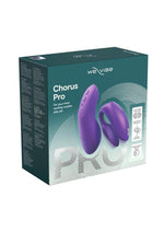Load image into Gallery viewer, We-Vibe Chorus Rechargeable Silicone Couples Vibrator with Remote Control - Cosmic - Purple
