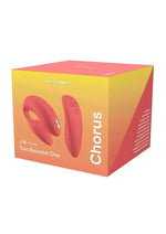Load image into Gallery viewer, We-Vibe Chorus Rechargeable Silicone Couples Vibrator with Remote Control - Crave - Coral
