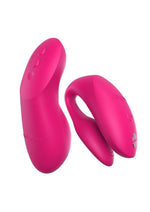Load image into Gallery viewer, We-Vibe Chorus Rechargeable Silicone Couples Vibrator with Remote Control - Electric - Pink
