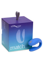 Load image into Gallery viewer, We-Vibe Match Rechargeable Silicone Couples Vibrator with Remote Control - Purple
