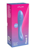Load image into Gallery viewer, We-Vibe Rave 2 Twisted Pleasure Rechargeable Silicone G-Spot Vibrator - Blue
