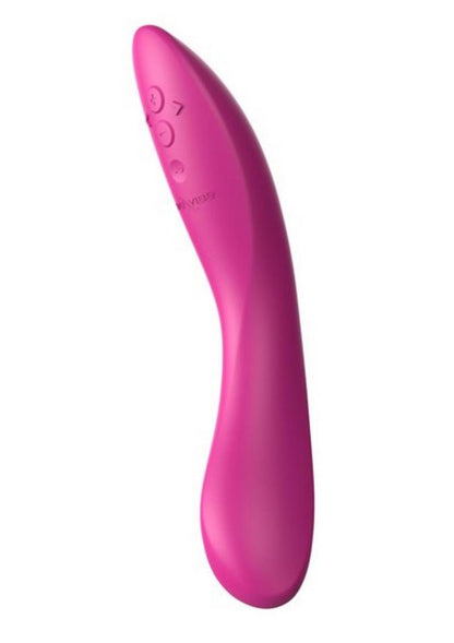 We-Vibe Rave 2 Twisted Pleasure Rechargeable Silicone G-Spot Vibrator - Fuchsia/Pink