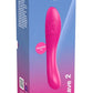 We-Vibe Rave 2 Twisted Pleasure Rechargeable Silicone G-Spot Vibrator - Fuchsia/Pink