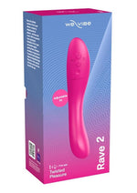 Load image into Gallery viewer, We-Vibe Rave 2 Twisted Pleasure Rechargeable Silicone G-Spot Vibrator - Fuchsia/Pink
