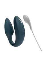 Load image into Gallery viewer, We-Vibe Sync 2 Rechargeable Silicone Couples Vibrator with Remote Control - Velvet
