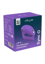 Load image into Gallery viewer, We-Vibe Sync O Rechargeable Silicone Couples Vibrator with Remote Control - Light - Purple
