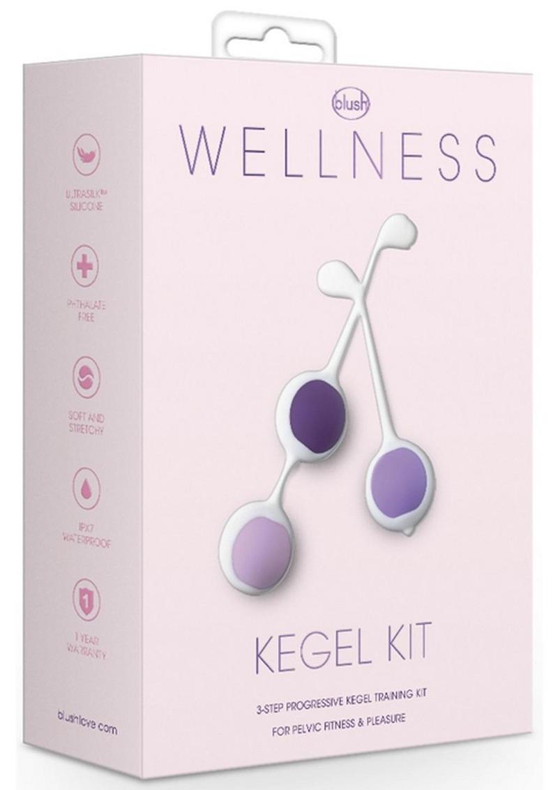 Wellness Kegel Silicone Training Kit - Purple