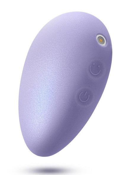 Wellness Serene Vibe Rechargeable Silicone Vibrating Egg with Remote - Lavender/Purple