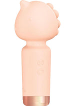 Load image into Gallery viewer, Wet Dreams Beaky Rechargeable Silicone Multi-Speed Horned Mini Vibrator - Orange/Peach