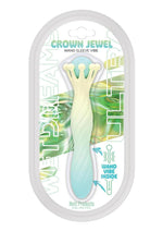 Load image into Gallery viewer, Wet Dreams Crown Jewel Rechargeable Silicone Crown Scepter Vibrating Wand - Multicolor
