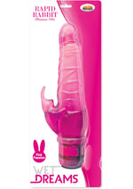 Load image into Gallery viewer, Wet Dreams Rapid Rabbit Pleasure Vibe Water Resistant Vibrator - Pink/Pink Passion
