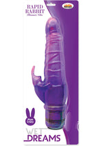 Load image into Gallery viewer, Wet Dreams Rapid Rabbit Pleasure Vibe Water Resistant Vibrator - Purple
