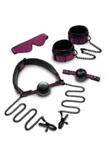 Load image into Gallery viewer, WhipSmart Dragons Lair 5pc Bondage - Black - Set
