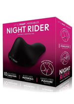 Load image into Gallery viewer, WhipSmart Night Rider Rechargeable Silicone Vibrating Pad - Black
