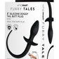 WhipSmart Play Tails Silicone Doggy Tail - Black - 3in