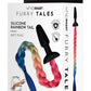 WhipSmart Silicone Plug 3.75in with Unicorn Tail - Multicolor