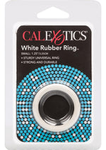 Load image into Gallery viewer, White Rubber Cock Ring - White - Small
