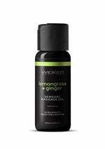 Load image into Gallery viewer, Wicked Sensual Massage Oil 4oz - Lemongrass and Ginger
