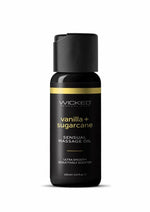Load image into Gallery viewer, Wicked Sensual Massage Oil 4oz - Vanilla and Sugarcane
