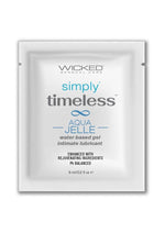 Load image into Gallery viewer, Wicked Simply Timeless Aqua Jelle Personal Lubricant Packette
