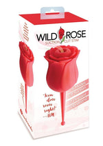 Load image into Gallery viewer, Wild Rose Le Point Rechargeable Silicone Suction Vibrator - Red