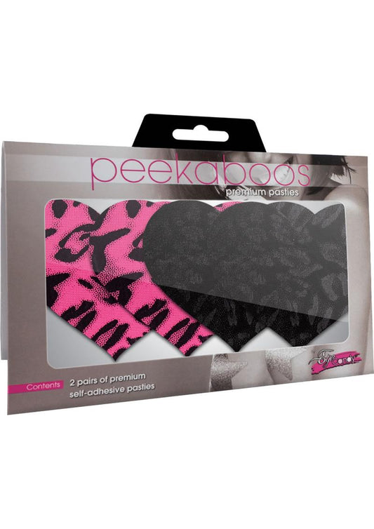 Wildcat Hearts - Animal Print/Black/Leopard/Pink