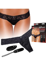 Load image into Gallery viewer, Wireless Remote Control Vibrating Panties Panty Vibe - Black - Large/Medium
