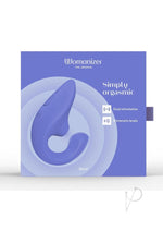 Load image into Gallery viewer, Womanizer Blend Rechargeable Silicone Vibrator with Clitoral Stimulator - Vibrant - Blue
