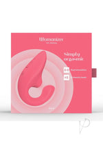 Load image into Gallery viewer, Womanizer Blend Rechargeable Silicone Vibrator with Clitoral Stimulator - Vibrant - Rose
