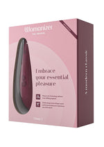 Load image into Gallery viewer, Womanizer Classic 2 Rechargeable Silicone Clitoral Stimulator - Bordeaux/Red
