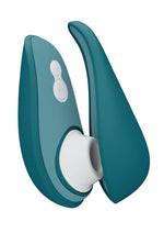 Load image into Gallery viewer, Womanizer Liberty 2 Rechargeable Silicone Clitoral Stimulator - Dark - Blue/Petrol
