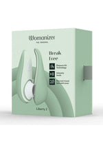 Load image into Gallery viewer, Womanizer Liberty 2 Rechargeable Silicone Clitoral Stimulator - Sage
