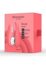 Load image into Gallery viewer, Womanizer Liberty 2 Rechargeable Silicone Clitoral Stimulator - Vibrant - Red/Rose
