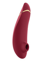 Load image into Gallery viewer, Womanizer Premium 2 Rechargeable Silicone Clitoral Stimulator - Bordeaux/Red
