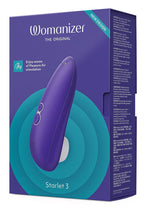 Load image into Gallery viewer, Womanizer Starlet 3 Rechargeable Silicone Clitoral Stimulator - Blue/Indigo
