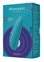 Load image into Gallery viewer, Womanizer Starlet 3 Rechargeable Silicone Clitoral Stimulator - Teal/Turquoise
