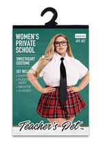 Load image into Gallery viewer, Womens 4pc Private School Sweetheart Cos
