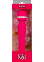 Load image into Gallery viewer, Wonderlust Destiny Silicone Rechargeable Wand Massager - Pink
