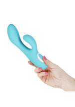 Load image into Gallery viewer, Wonderlust St Tropez Rechargeable Silicone Dual Vibrator - Teals
