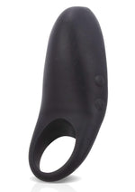 Load image into Gallery viewer, Work It USB Rechargeable Silicone Vibrating C-Ring Waterproof - Black
