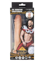 Load image into Gallery viewer, Working Stiff The Vibrating Quarterback Rechargeable Dildo - Vanilla
