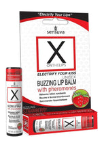 Load image into Gallery viewer, X On The Lips Buzzing Lip Balm with Pheromones Strawberry Flavor - .75oz

