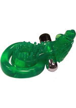 Load image into Gallery viewer, Xtreme Xtasy Green Turtle Vibrating Waterproof Cock Ring - Green
