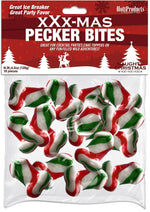 Load image into Gallery viewer, XXX-Mas Pecker Bites Candy - 16 Pieces Per Bag
