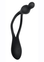 Load image into Gallery viewer, You Me Us Bendable Silicone Rechargeable Vibrator - Black
