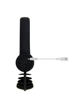 Load image into Gallery viewer, Zero Tolerance Bell Ringer Rechargeable Silicone Vibrating Cock Ring with Clitoral Stimulator and Ball Strap
