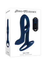 Load image into Gallery viewer, Zero Tolerance Big Time Rechargeable Silicone Vibrating Penis Extension - Blue
