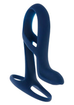 Load image into Gallery viewer, Zero Tolerance Big Time Rechargeable Silicone Vibrating Penis Extension - Blue
