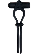 Load image into Gallery viewer, Zero Tolerance Black Tie Affair Vibrating Cock Ring - Black
